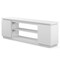 70" Entertainment TV Center with 3 Adjustable and Removable Shelves and 2 Enclosed Cabinets